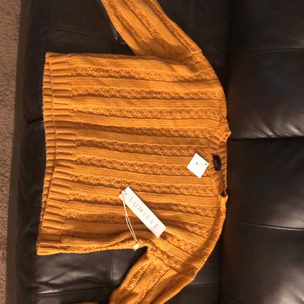 Lumiere Womens Sweater 3/4 sleeve